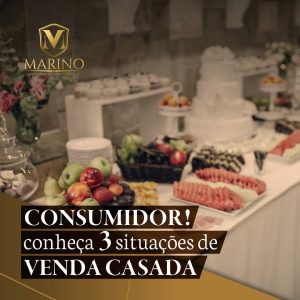⚠️ Venda Casada é Ilegal: Saiba Como Reconhecer e Defender Seus Direitos 1 Mesa de alimentos em evento ilustrando práticas de venda casada, quando o consumidor é obrigado a adquirir produtos ou serviços juntos.